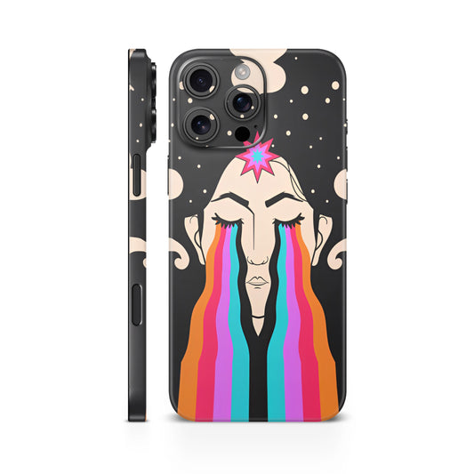 Psychedelic Girl Mobile Skin