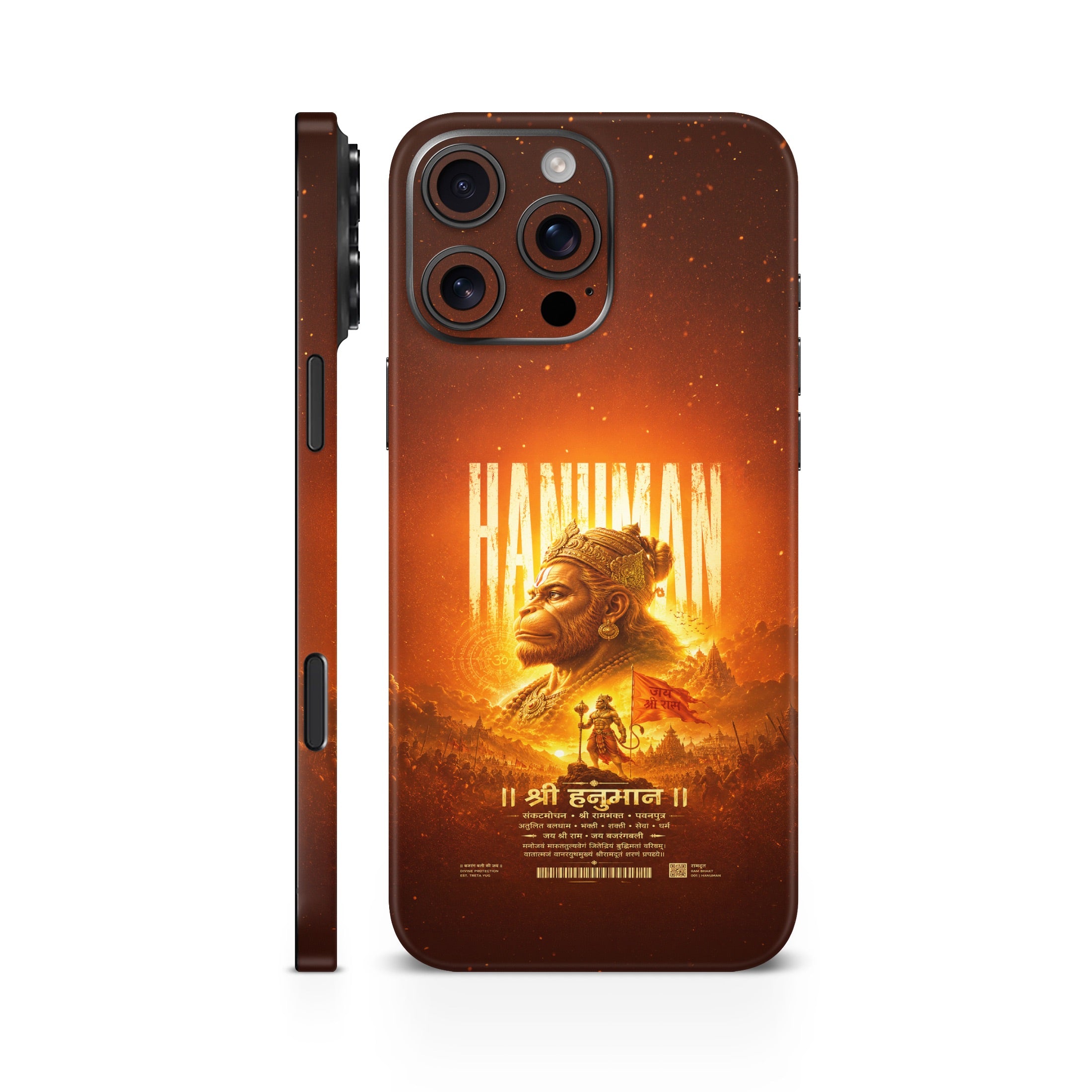 Lord Hanuman Art 8 Mobile Skin