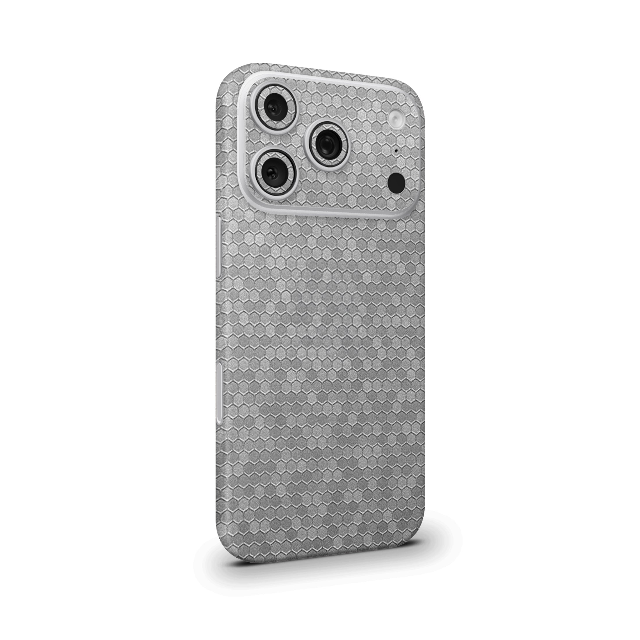 Honeycomb Silver Mobile Skin