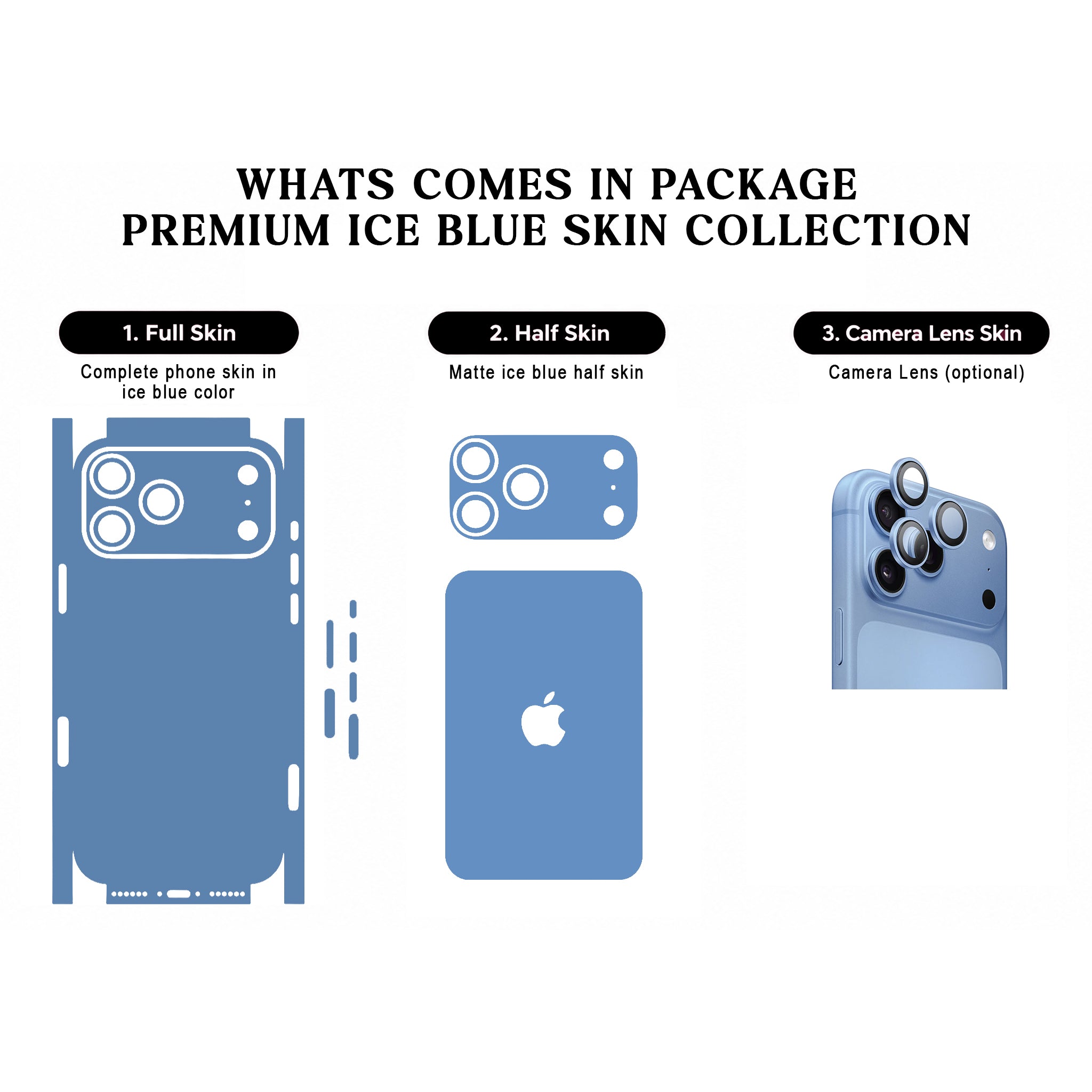Ice Blue Skin for iPhone 17 Pro / 17 Pro Max