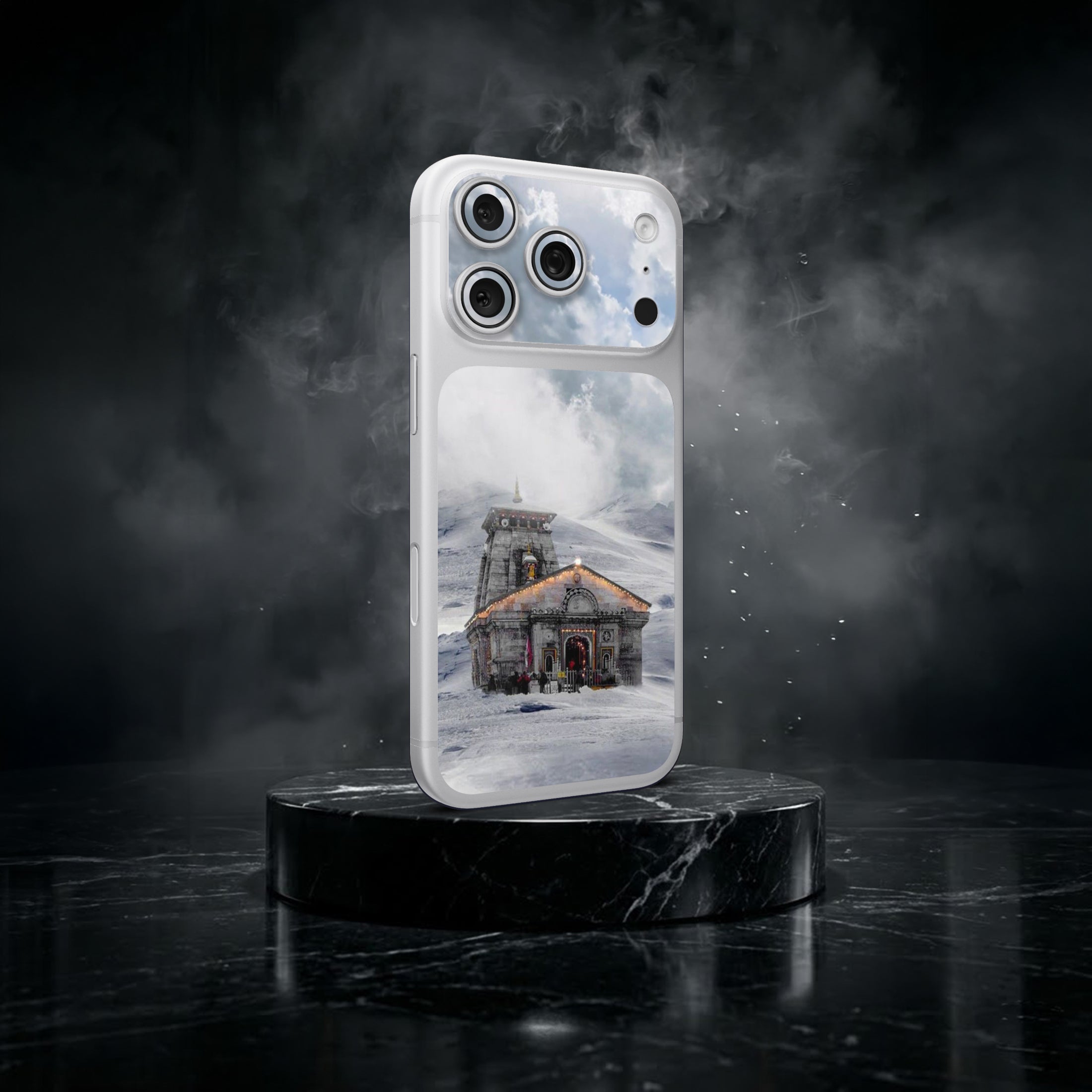 kedarnath Temple Art 3 Camera & Pocket Skin for iPhone 17 Pro / 17 Pro Max