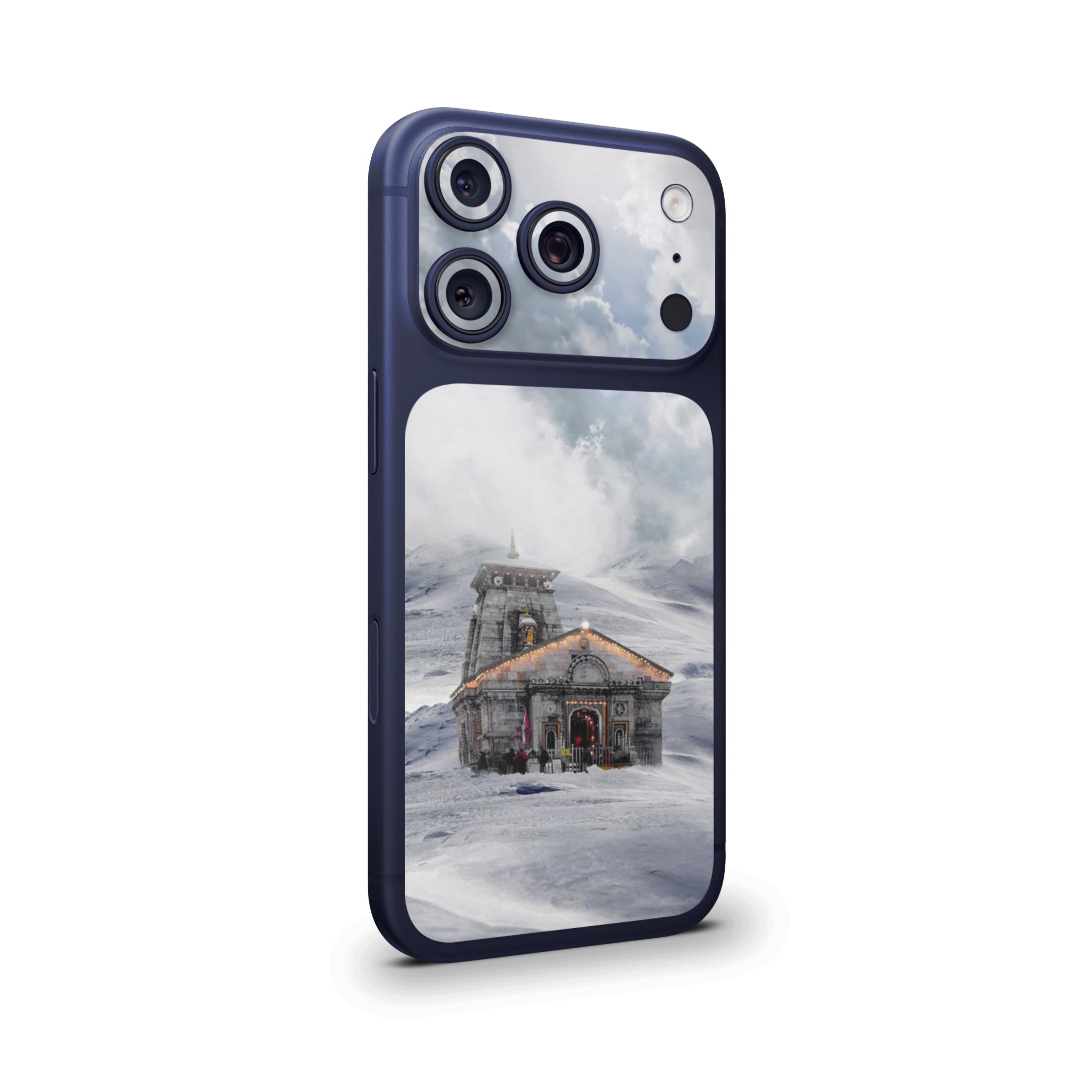 kedarnath Temple Art 3 Camera & Pocket Skin for iPhone 17 Pro / 17 Pro Max