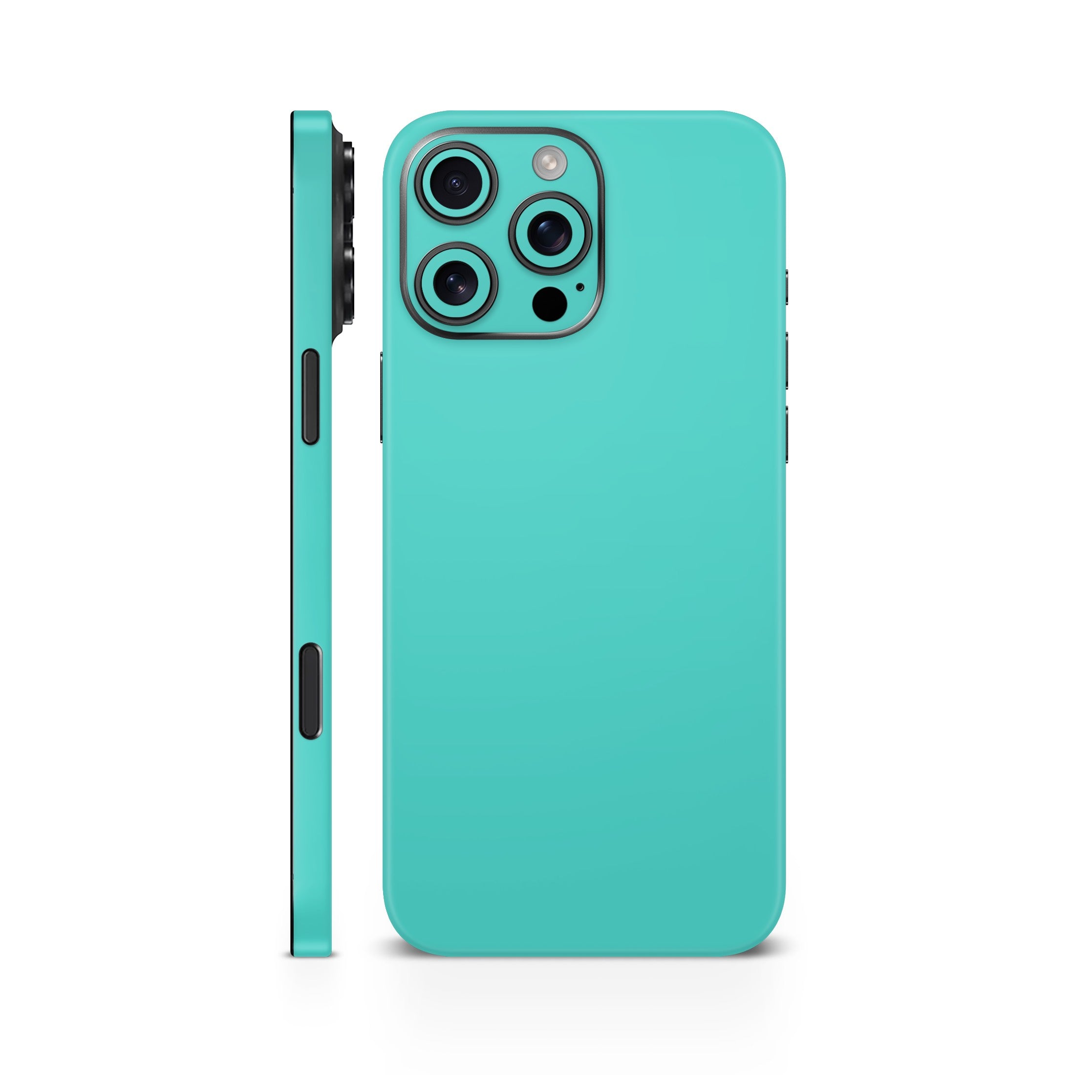 Aqua Green Matte Mobile Skin