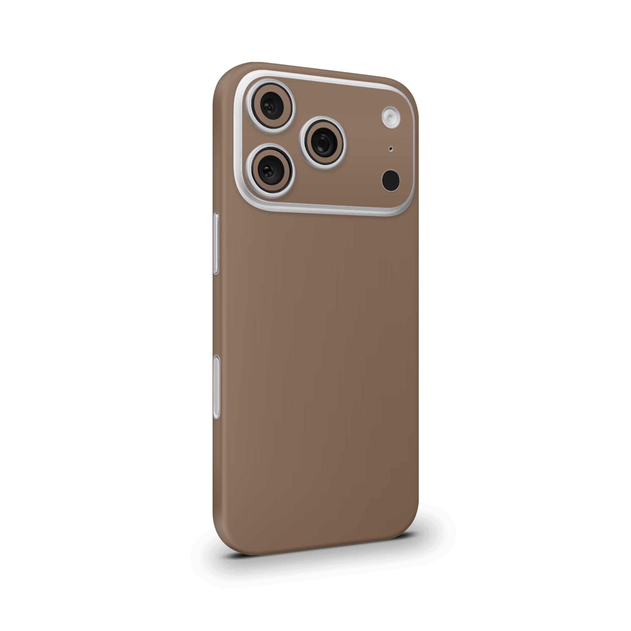 Brown Matte Mobile Skin