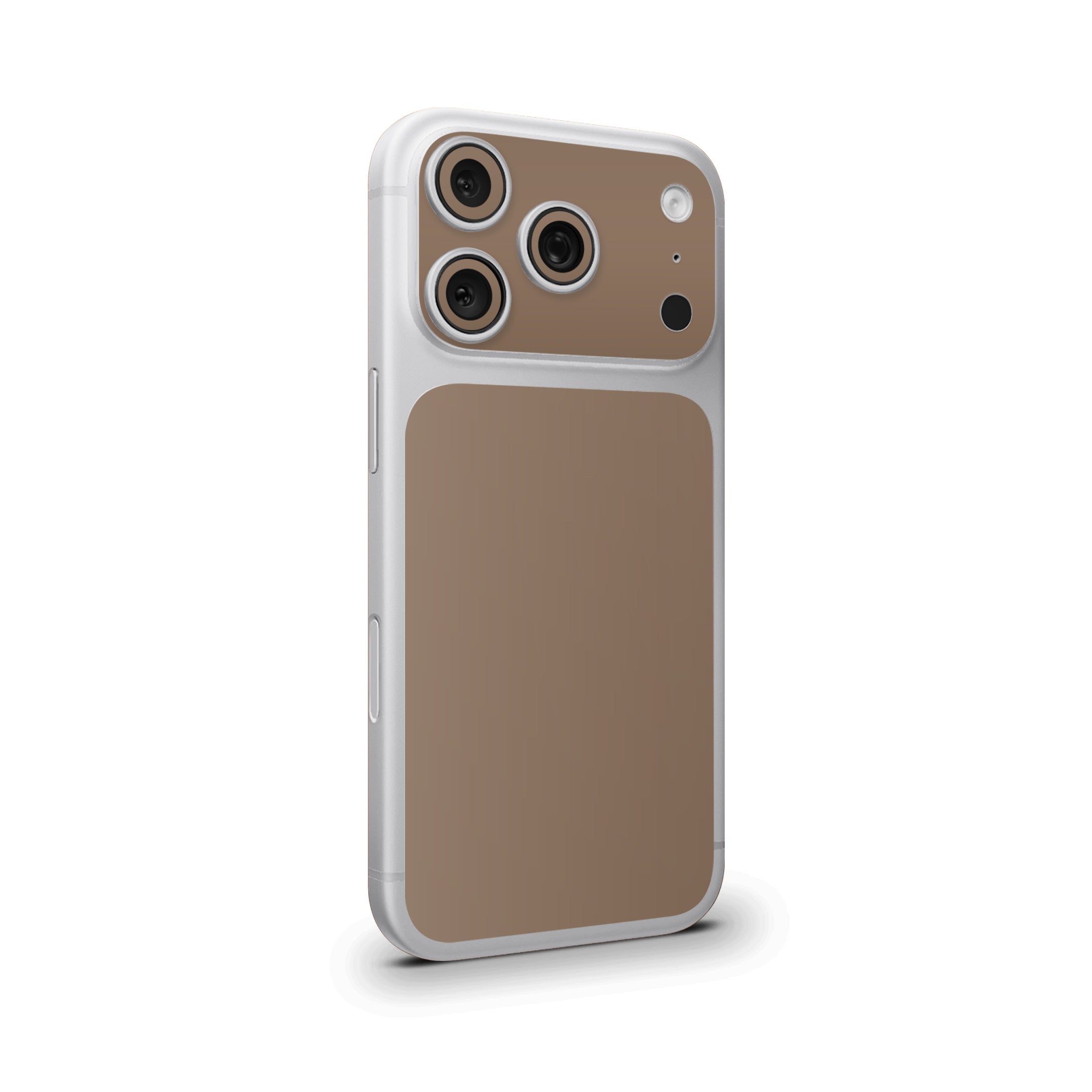 Brown Matte Camera & Pocket Skin for iPhone 17 Pro / 17 Pro Max
