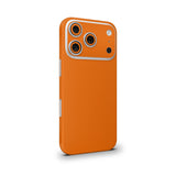 Orange Matte Mobile Skin