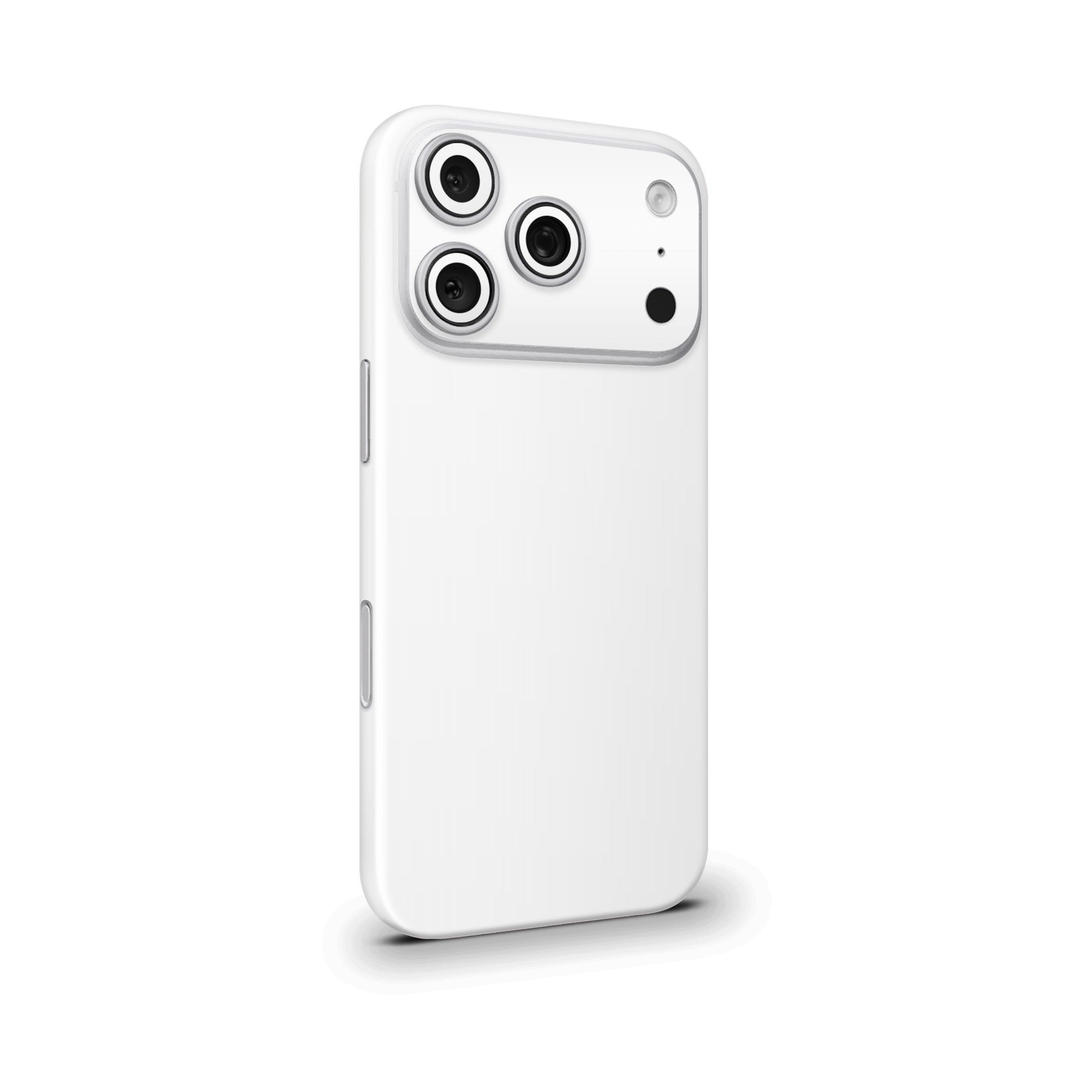 White Matte Mobile Skin