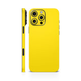 Yellow Matte Mobile Skin