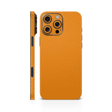 Orange Carbon Fiber Mobile Skin