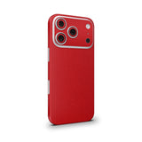 Red Leather Mobile Skin