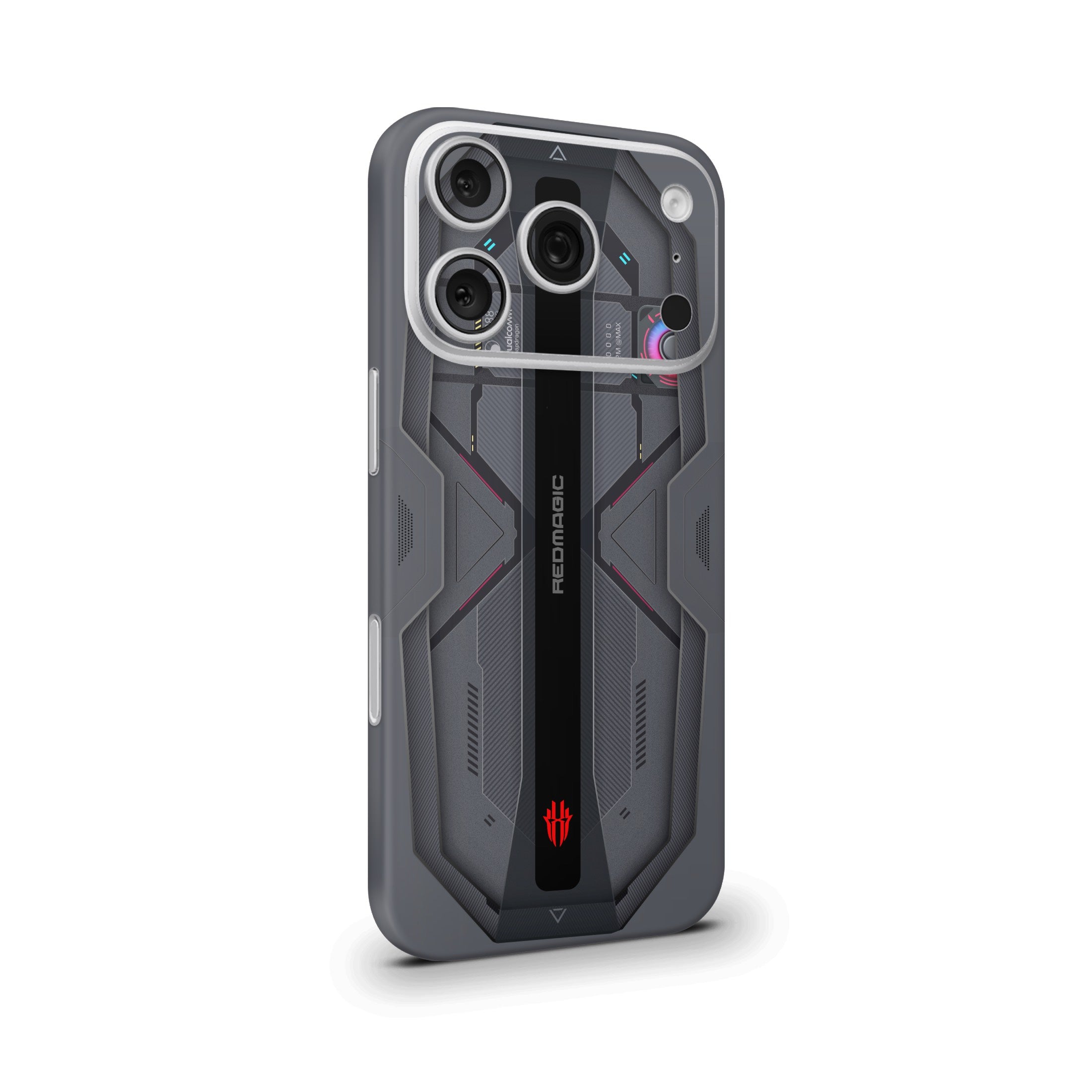 Red M Shadow Mobile Skin