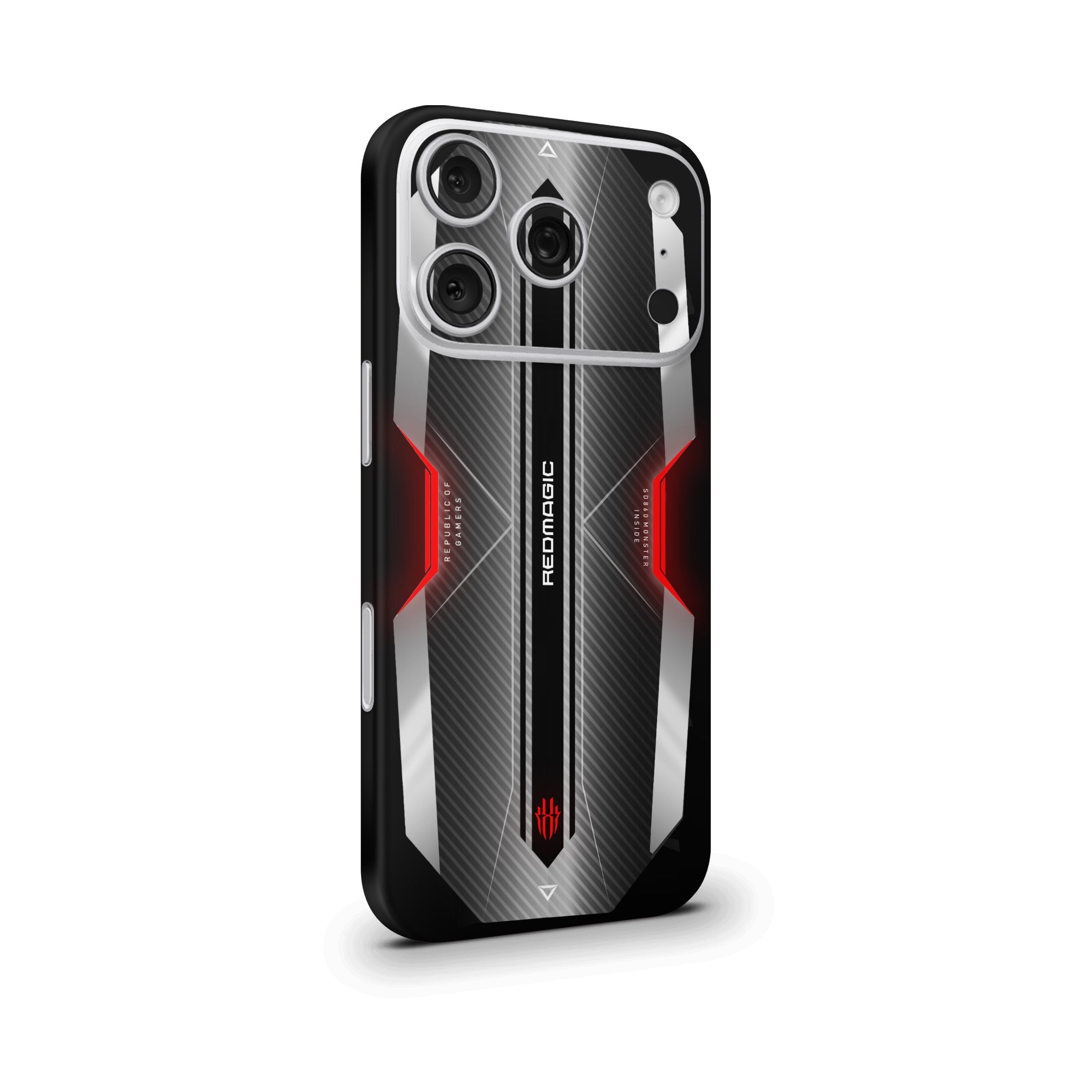 Red M Black Mobile Skin