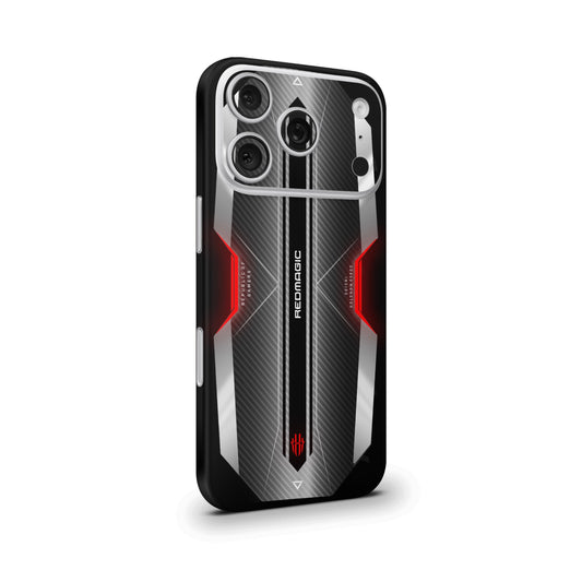 Red M Black Mobile Skin