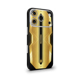 Red M Gold Mobile Skin