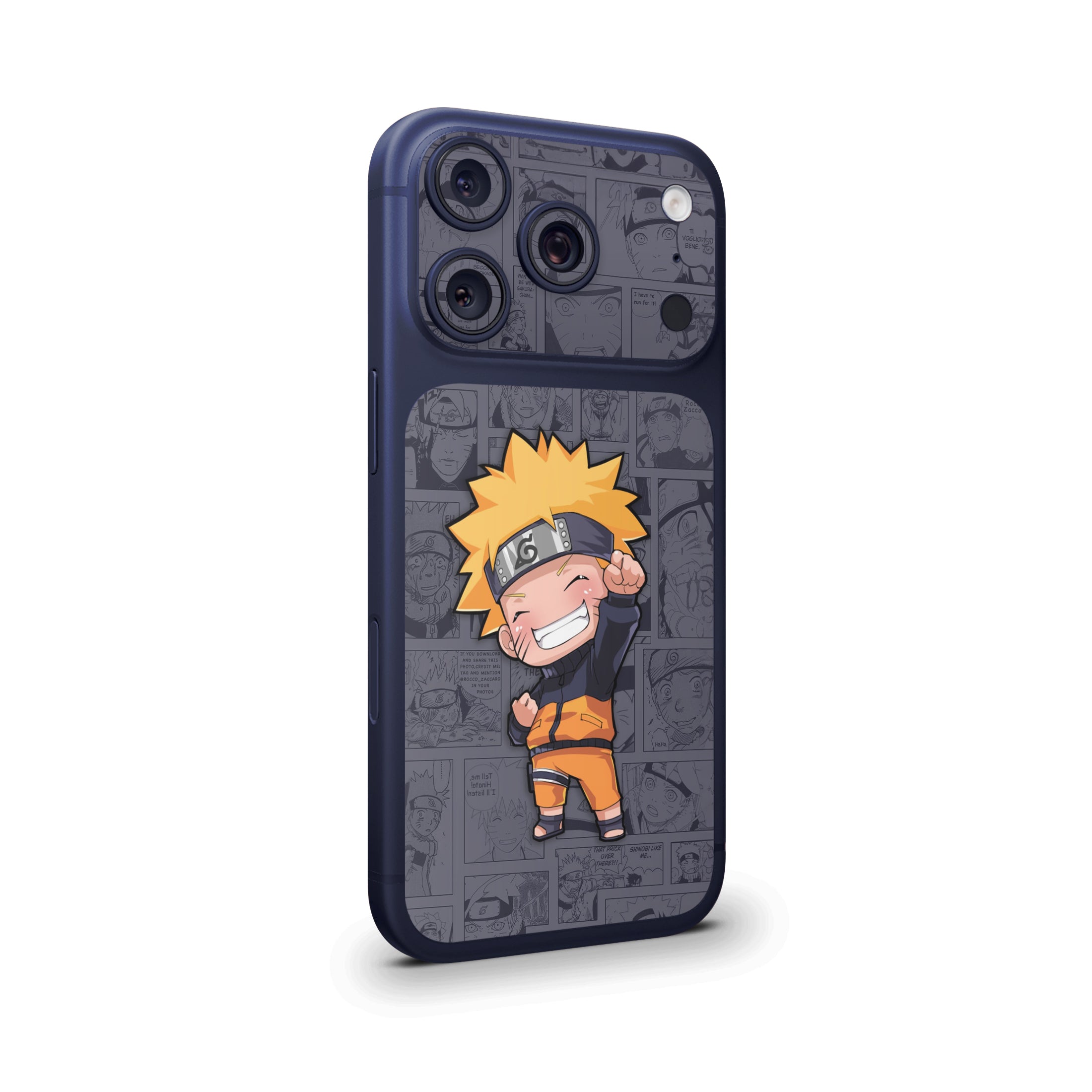Naruto Chibi Camera & Pocket Skin for iPhone 17 Pro / 17 Pro Max