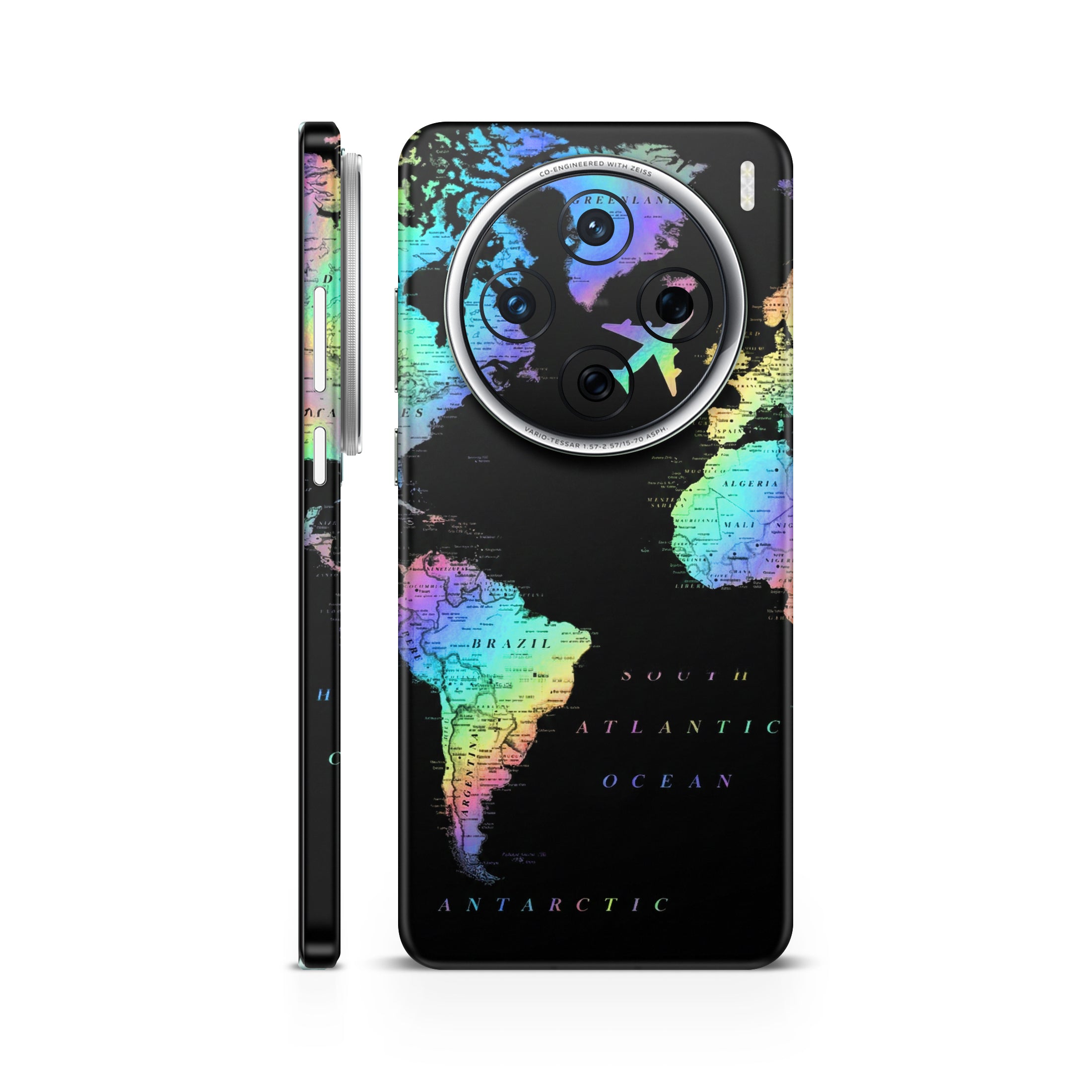 Travel Map 7 Gradient Mobile Skin