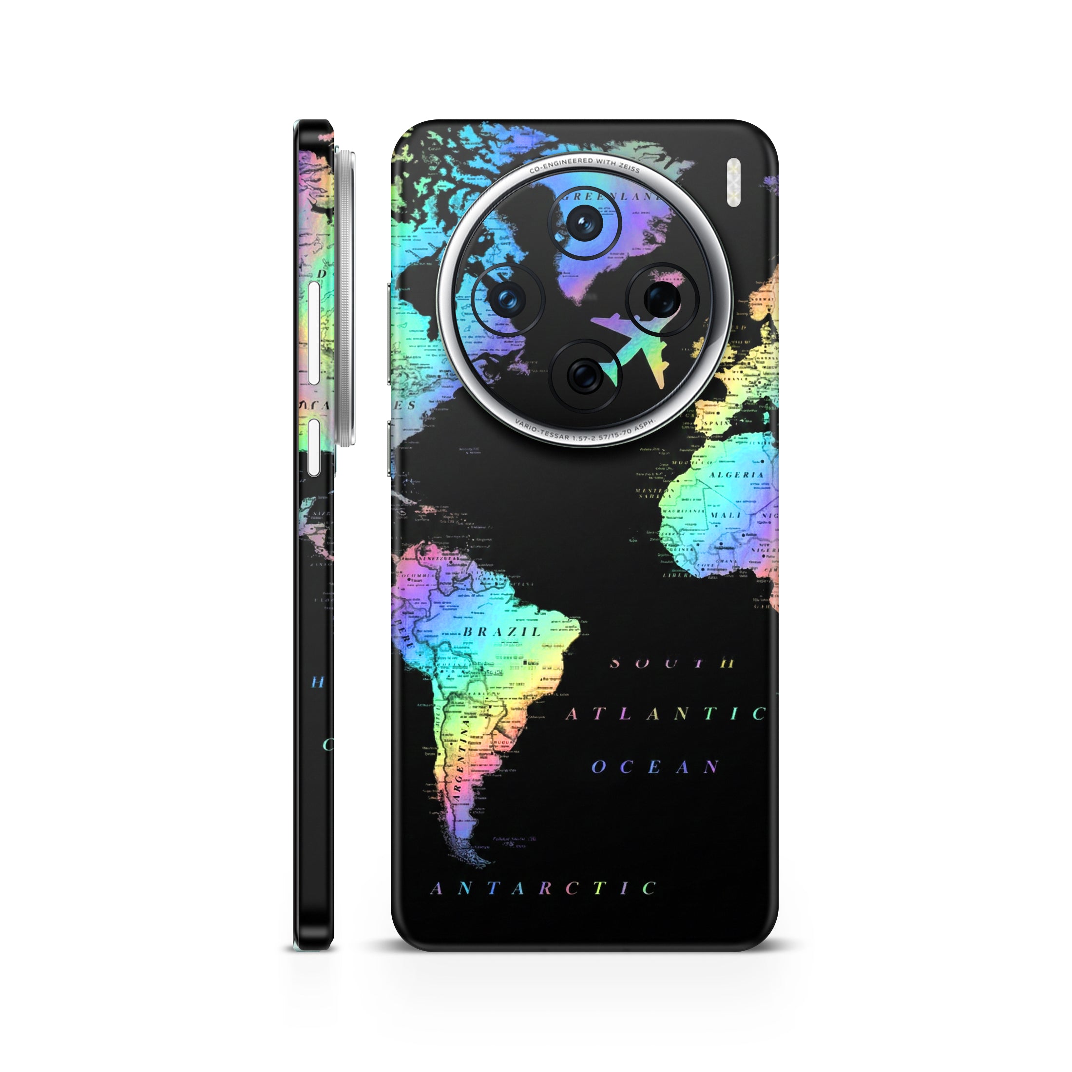 Travel Map 7 Gradient Mobile Skin