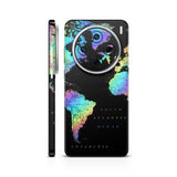 Travel Map 7 Gradient Mobile Skin