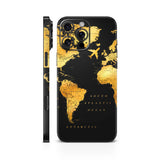 Travel Map 8 Gold Mobile Skin