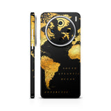 Travel Map 8 Gold Mobile Skin