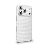 White Carbon Fiber Mobile Skin