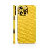 Yellow Carbon Fiber Mobile Skin