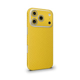 Yellow Carbon Fiber Mobile Skin