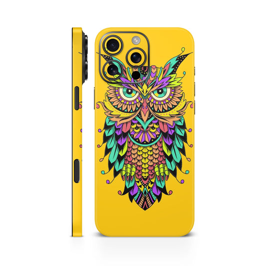 Yellow Owl Mobile Skin